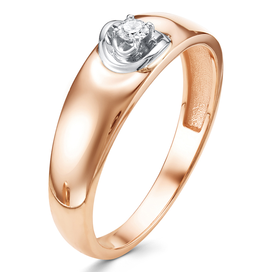 Кольцо, золото, бриллиант, 3346-110